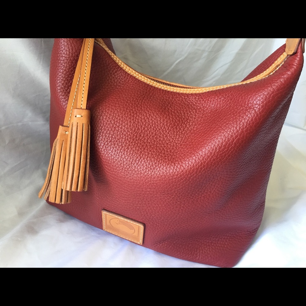 Dooney & Bourke Maroon Bag - Picture 7 of 8